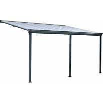 Terassikatos Viheraarni, 3.03x4.95m, harmaa/kirkas