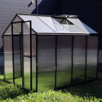 Kasvihuone Mag-Pro Garden 4.7m² musta, Verkkokaupan poistotuote