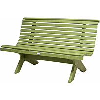 Puutarhapenkki Eden Wood Grevie, leveys 140cm