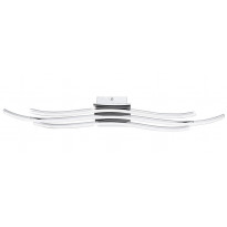 LED-plafondi Eglo Roncade, 26W, 130x45x650mm, IP20, kromi/valkoinen