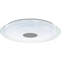 LED-plafondi Eglo Lanciano-C, Ø77cm, valkoinen