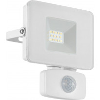 LED-ulkoseinävalaisin/-valonheitin Eglo Faedo, 135x110mm, liiketunnistimella, valkoinen