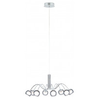 LED-riippuvalaisin Eglo Malagon, Ø800mm, 8-osainen, kromi 39149