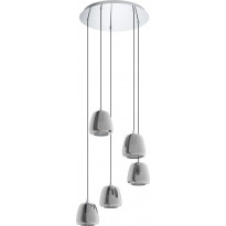 Riippuvalaisin Eglo Crystal&amp;Design Albarino, 5-osainen, kromi