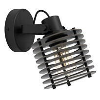 Seinävalaisin Eglo Segovia, E27, 40W, IP20, musta