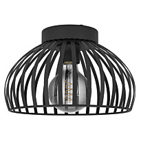 Kattovalaisin Eglo Mogano 3, Ø28cm, E27, 40W, IP20, musta