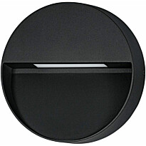 LED-ulkoseinävalaisin Eglo Maruggio, Ø15cm, musta