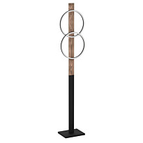 Lattiavalaisin Eglo Boyal, 150cm, 2xLED 12W, IP20, musta/puu