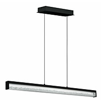 Riippuvalaisin Eglo Cardito, 100cm, 6xLED 6W, IP20, musta/kristalli