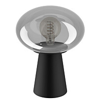 Pöytävalaisin Eglo Madonnina, 32.5cm, E27, 40W, IP20, musta/harmaa