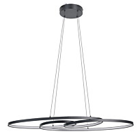 Riippuvalaisin Eglo Gianella, LED, 38W, IP20, musta/valkoinen