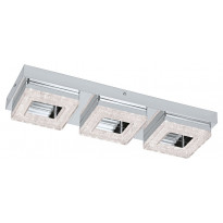 LED-katto-/seinävalaisin Eglo Fradelo, 120x440mm, 3-osainen, kromi, kristalli 95656