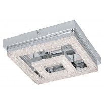 LED-Kattovalaisin Eglo Fradelo 240x240mm, kromi, kristalli 95659