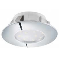 LED-alasvalo Eglo Pineda 6W, Ø78mm, IP20/44, kromi 95818