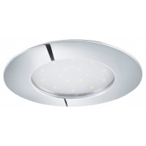 LED-alasvalo Eglo Pineda 12W, Ø102mm, IP44, kromi 95888