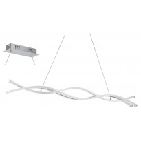 LED-riippuvalaisin Eglo Lasana 2, 1020mm, kromi, valkoinen 96102