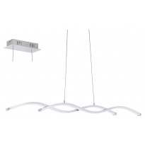 LED-riippuvalaisin Eglo Lasana 2, 875mm, kromi, valkoinen 96103