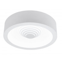 LED-kattovalaisin Eglo Leganes, 25.5W, Ø455x110mm, IP20, himmennettävä, valkoinen
