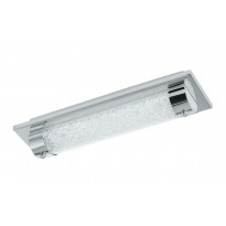 LED-plafondi Eglo Tolorico, 8W, 350x70x100mm, IP44, kromi/kirkas