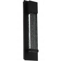 LED-ulkoseinävalaisin Eglo Villagrazia, 30x12cm, musta