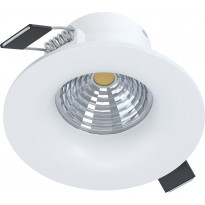LED-alasvalo Eglo Saliceto, Ø88mm, 4000K, valkoinen