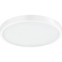 LED-plafondi Eglo Fueva-A, Ø225mm, pinta-asennettava, valkoinen