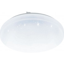 LED-plafondi Eglo Frania-A, Ø300mm, IP44, valkoinen