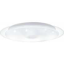 LED-plafondi Eglo Lanciano 1, Ø560mm, valkoinen
