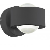 LED-ulkoseinävalaisin Eglo Treviol, antrasiitti