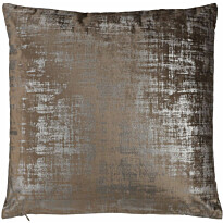 Koristetyyny Eglo Living Singu, 45x45cm, ruskea/hopea