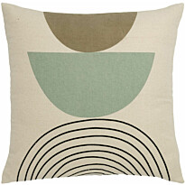 Koristetyyny Eglo Living Berhala, 45x45cm, beige/monivärinen