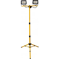 LED-valonheitin Harju 2x20W, IP44, kolmijalalla