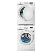 Pesukone ja kuivausrumpu Electrolux EFI611V84V EDI610V83V, 8/8kg, valkoinen