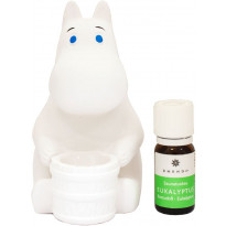Saunakoriste Emendo MUUMI + saunatuoksu eukalyptus 10ml