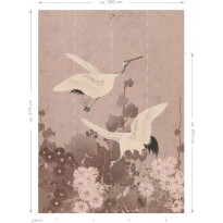 Kuvatapetti Esta Paradise XL Japanese Cranes, 2x2,79m