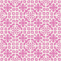 Tapetti Azulejos Tiles 128046 0,53x10,05 m pinkki/valkoinen non-woven