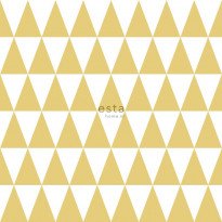 Tapetti Esta Little Bandits 128863, 0,53x10,05m, kulta/valkoinen