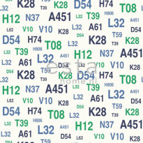 Tapetti Emblems 136439 0,53x10,05 m vihreä/sininen non-woven