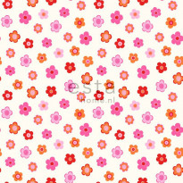 Tapetti Vintage Flowers 138725 0,53x10,05 m pinkki, punainen