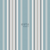 Tapetti Esta College 138807, 0,53x10,05m, sininen/beige