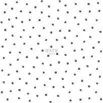 Tapetti Esta Little Bandits 138934, 0,53x10,05m, valkoinen/musta