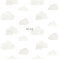 Tapetti Esta Little Bandits 138945, 0,53x10,05m, valkoinen/harmaa