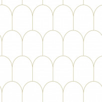 Tapetti Esta Art Deco 139139, 0.53x10.05m, non-woven, valkoinen