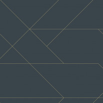 Tapetti Esta Art Deco 139213, 0.53x10.05m, non-woven, sininen