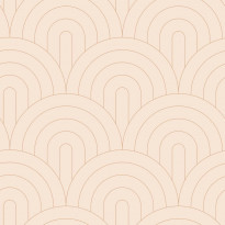 Tapetti Esta Art Deco 139216, 0.53x10.05m, non-woven, vaaleanpunainen