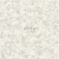 Tapetti Esta Tile Motif 148338, 0,53x10,05m, ruskea