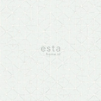 Tapetti Esta Geometric Shapes 148347, 0,53x10,05m, vedenvihreä