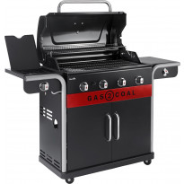 Hybridigrilli Char-Broil Gas2Coal 2.0 EuroFlex, 4 poltinta, sivukeitin