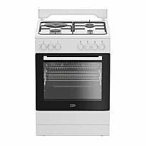 Kaasuliesi sähköuunilla Beko FBE63131WCS, 60cm, valkoinen