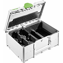 Tarvikesalkku Festool Systainer³ SYS3 M 187 ENG 18V, akuille ja latureille